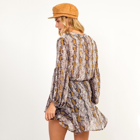 (LAST L) Kristy Cobra Swing Dress - Picture 4 of 5